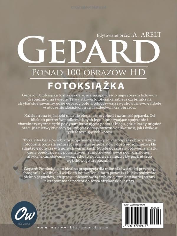 Fotoksiążka Gepard pour revivre vos plus beaux moments