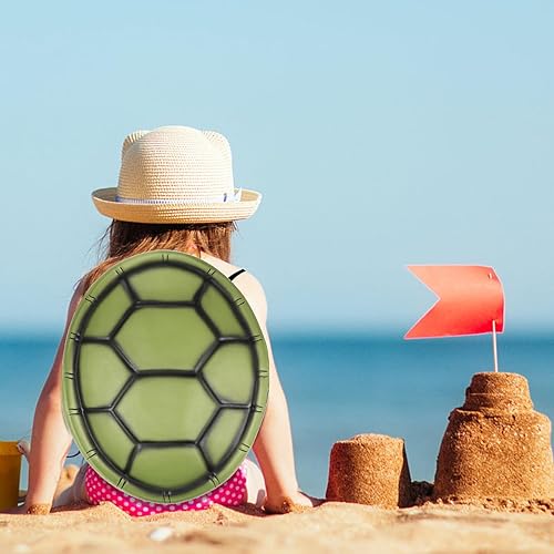 Miniatura 6 de Cabilock Disfraz de concha de tortuga de Eva para niños, accesorio de cosplay de 6.75 x 5.37 pulgadas, accesorio de cosplay para fiesta de Halloween