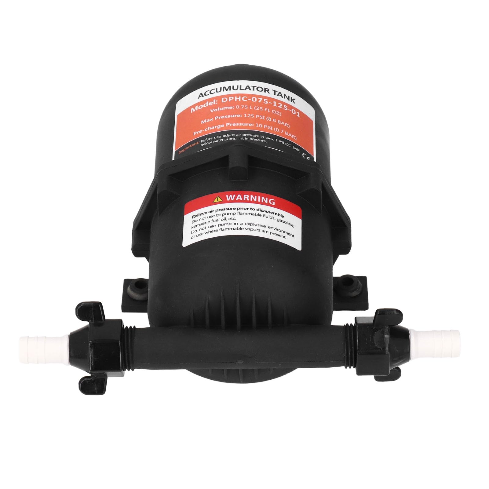 Buffer di con Pompa a Pressione 'acqua del Serbatoio 'accumulatore per Barche 0,75 L 125 PSI