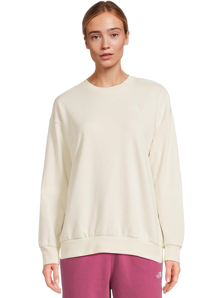 White The North Face Evolution Embroidered Oversized Crew
