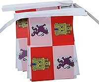 Vista 77 de Guatemala 19.7 ft BUNTING Flag 20 banderas 9'' x 6'' - Banderas de cuerda guatemalteca 5.9 x 8.3 in - AZ FLAG