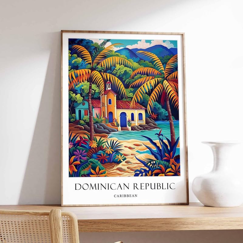 Affiche Punta Cana toile décoration murale pour un salon style évasion