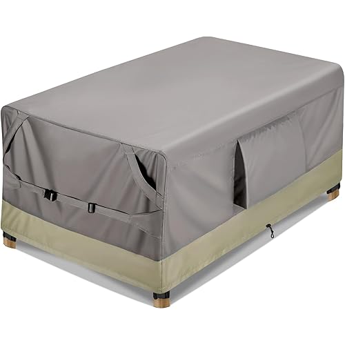 KylinLucky Outdoor Furniture Set Covers Waterproof for Coffee Table Covers , Outdoor Table Cover Fits up to 74L x 47Wx 28H inches