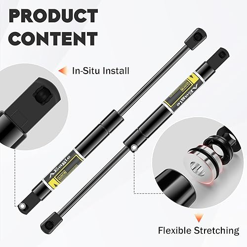 Miniatura 5 de AEagle Soportes de elevación de vidrio para ventana trasera Cadillac Escalade, Suburban, GMC Yukon Tahoe, Struts Shocks