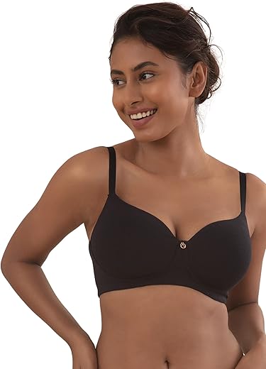 NYKD Everyday Padded & Wireless Cotton T-Shirt Bra for Women Daily Use with 3/4th Coverage – NYB094