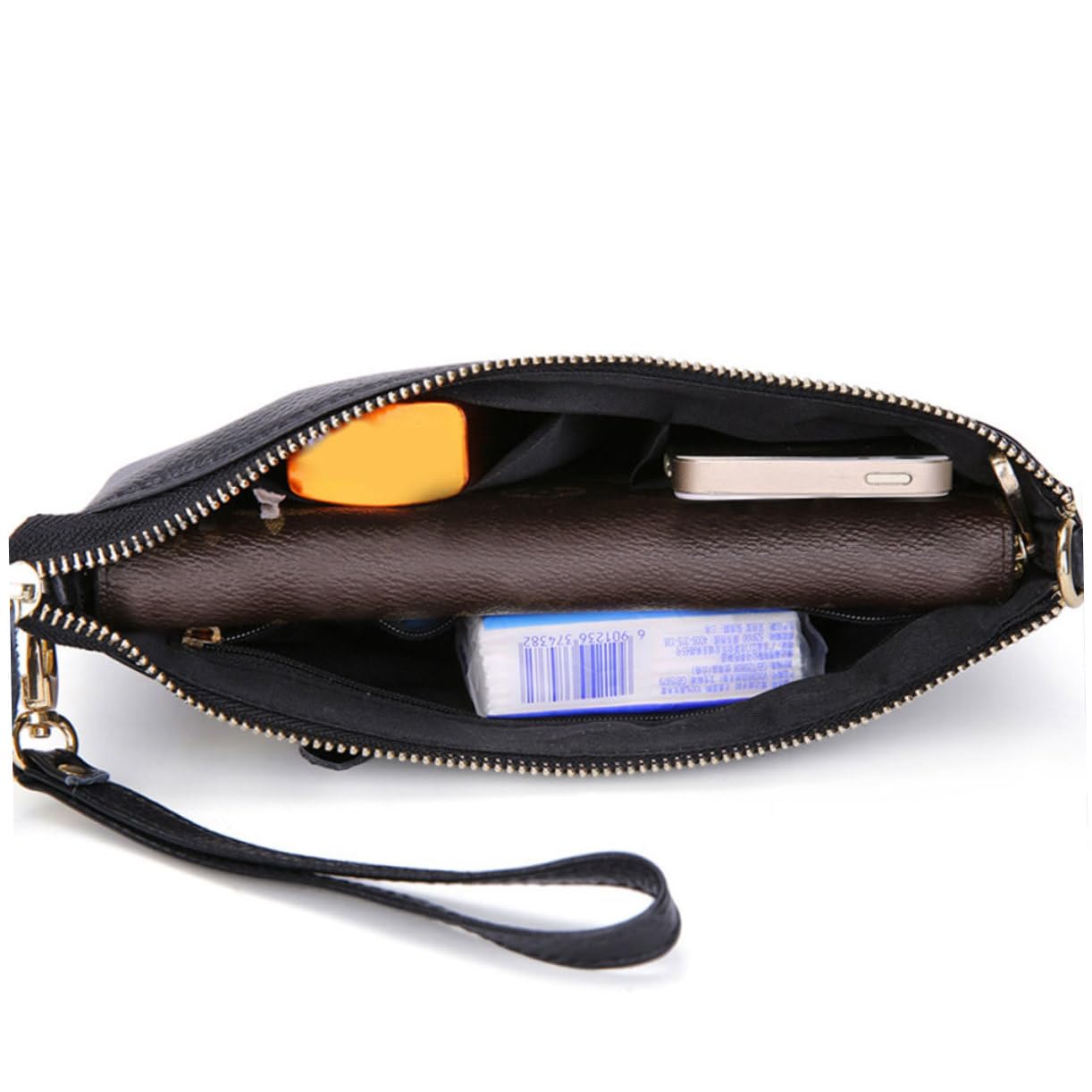 SHERCHPRY Bolso De Hombro De Cuero Vintage Para Mujer Bandolera Retro De Piel Tote Elegante Para Fiesta Resistente Al Agua y Antirrayaduras Negro