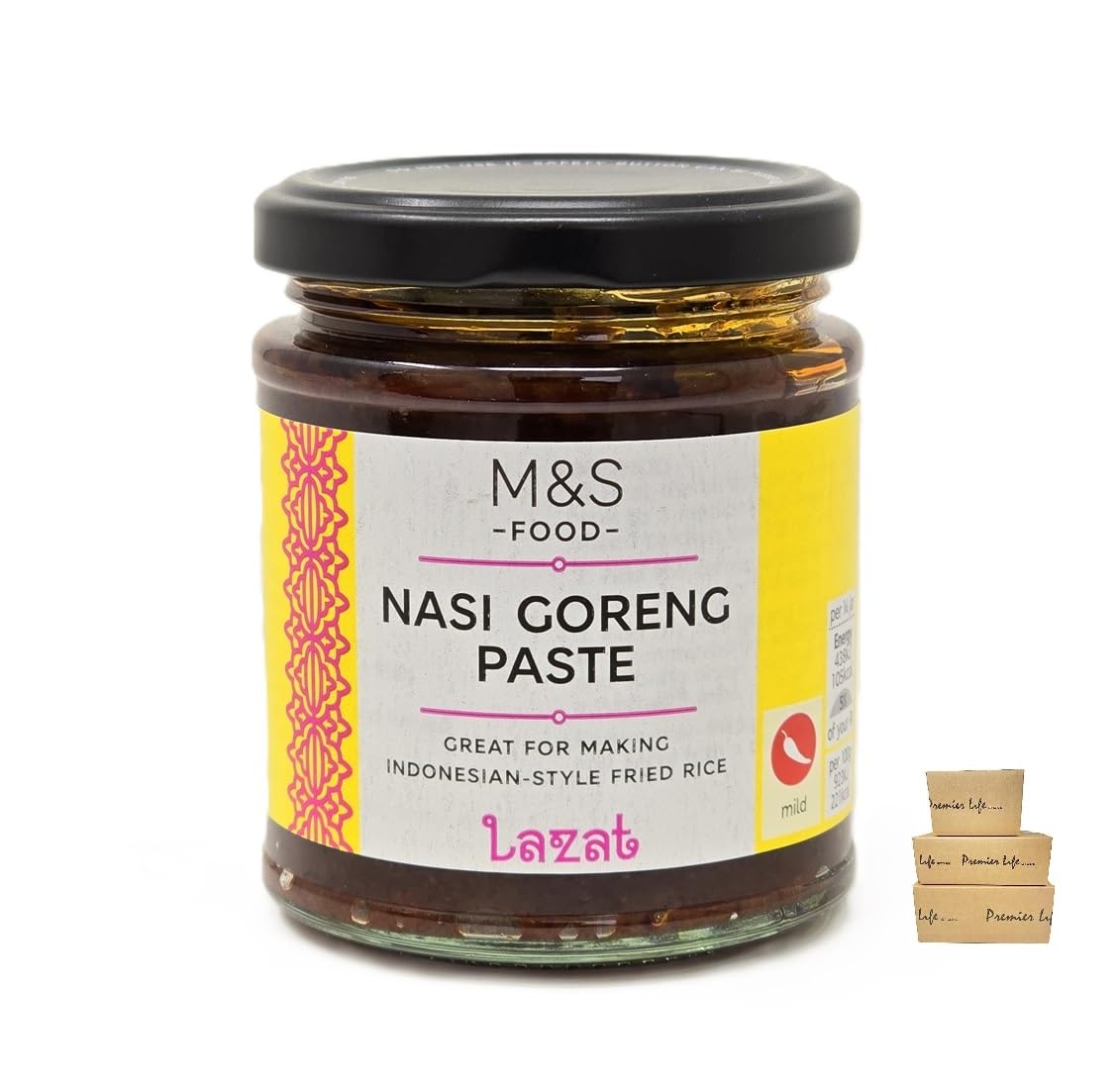 Nasi Goreng Paste - Great for Making Indonesian-Style Fried Rice - 190g (1 Pack)