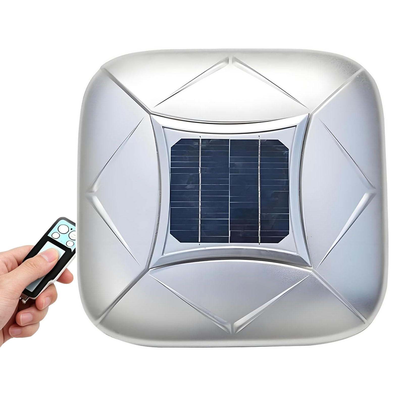 SEDAMORALLY One tap away from perfect protection! Solar Car Cover with Remote – 10s auto open/retract, all-weather armor for SUV/sedan/MPV. Just relax Silver-YXXL