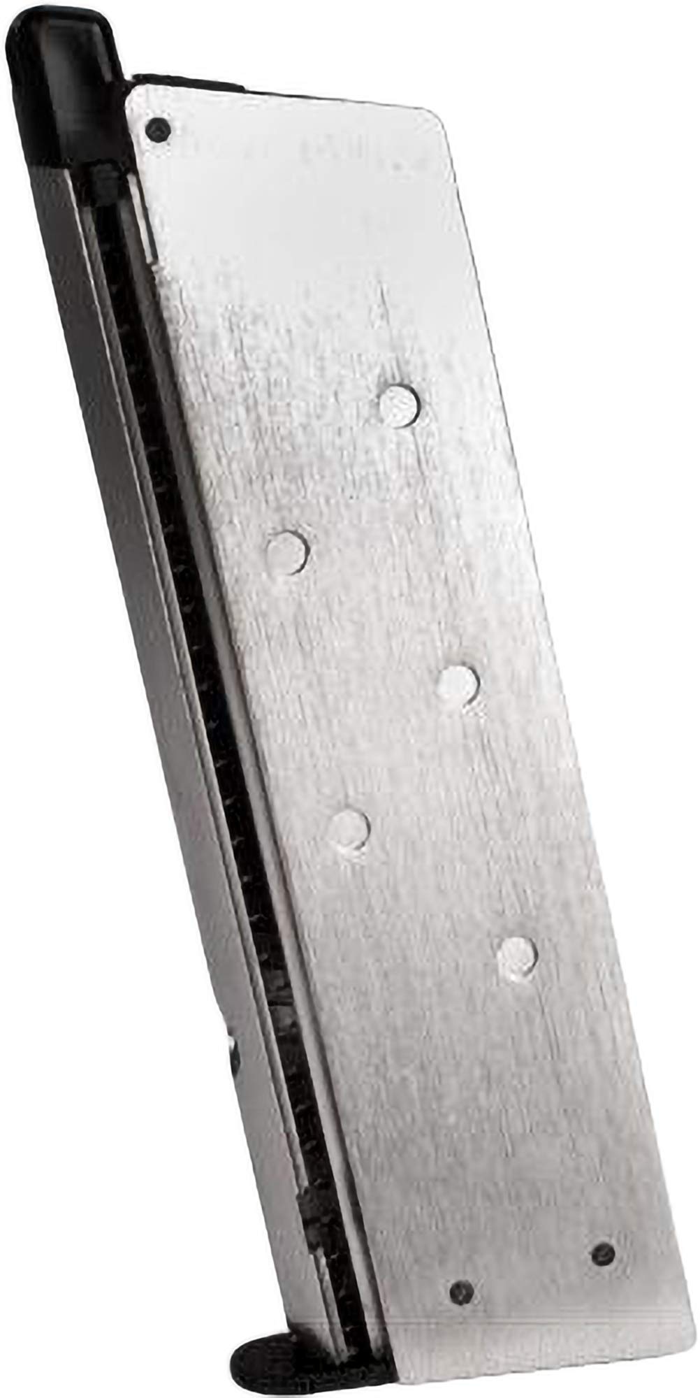 Evike Airsoft - WE-Tech 15rd Mag for WE Airsoft 1911 Series GBB Airsoft Pistols (Color: Silver)