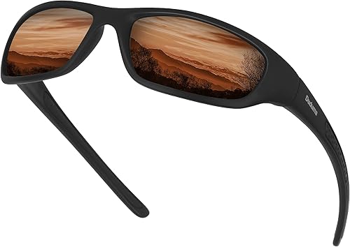 Duduma Gafas de sol polarizadas deportivas para hombres y mujeres, para béisbol, ciclismo, golf, pesca, gafas de sol con bloqueo UV, Tr8116
