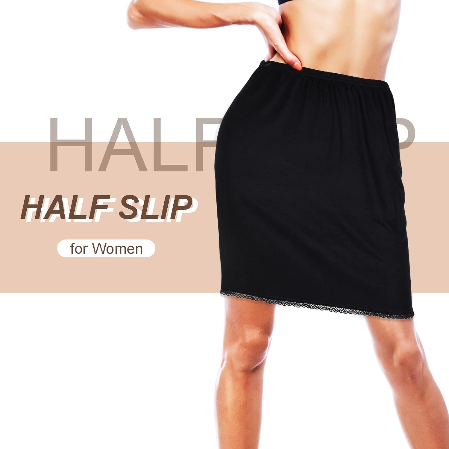 Haysandy Pcs Half Slip for Women Under Dresses Martinique Ubuy