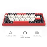 Yunzii Keycool SP84 Mini Mechanical Gaming Keyboard Cherry MX Switch 80% Layout PBT Keycaps (Cherry MX Brown)