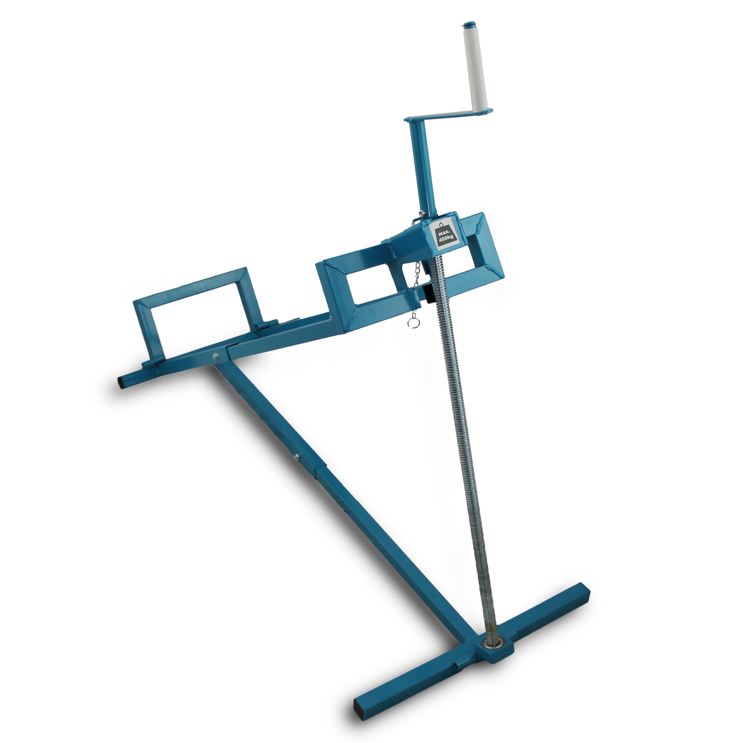 BITUXX Hebevorrichtung Rasentraktor-Heber Aufsitzmäher Mowerlifter 400kg Belastung +40° Neigung +100cm Auffahrbreite