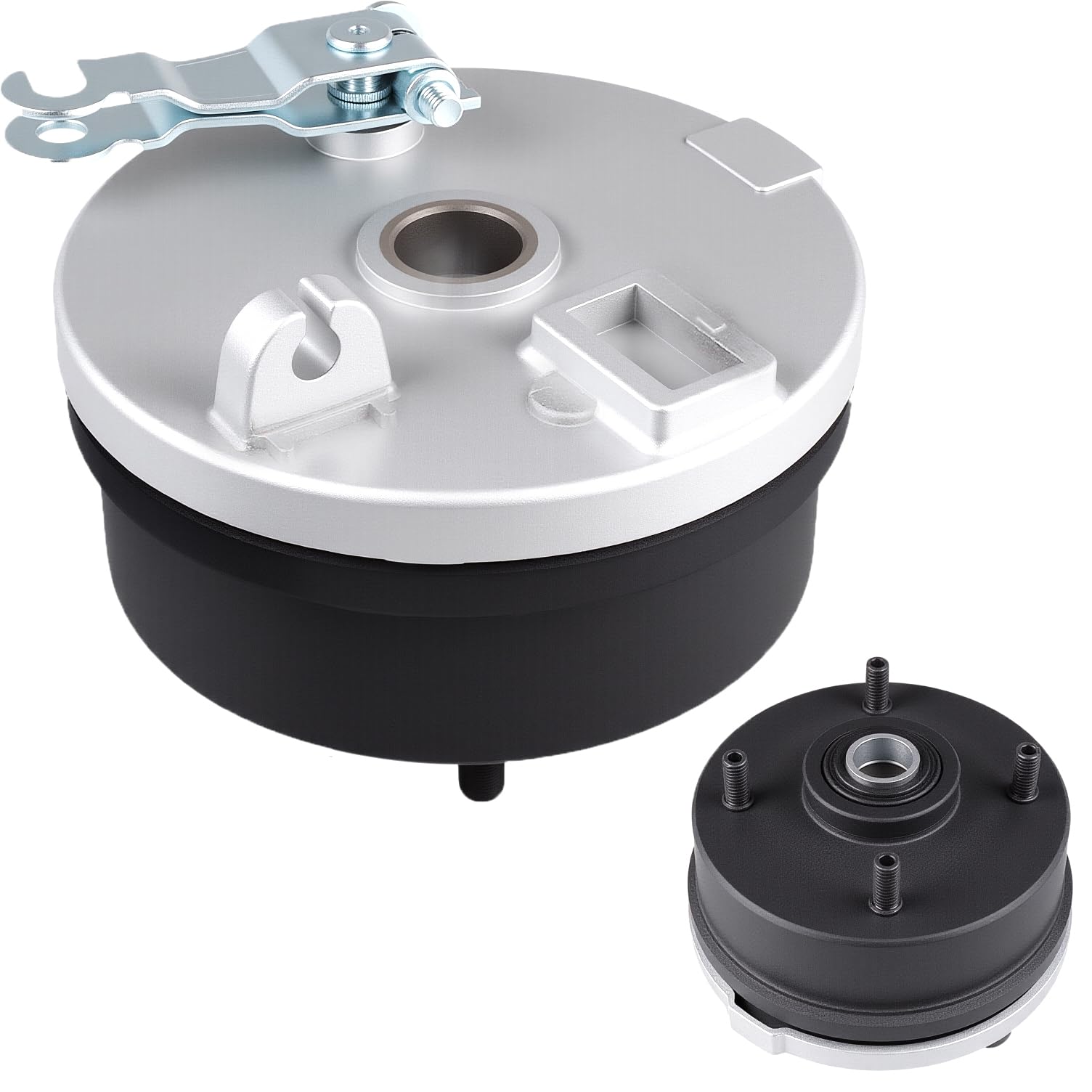 Amavoler Front Drum Brake Wheel Hub with 4 Stud Drum Brake Housing + Shoes 8" Rim Fit for 125cc 150cc 250cc ATV Taoao Quad,New Cheetah Tforce ATA 125E