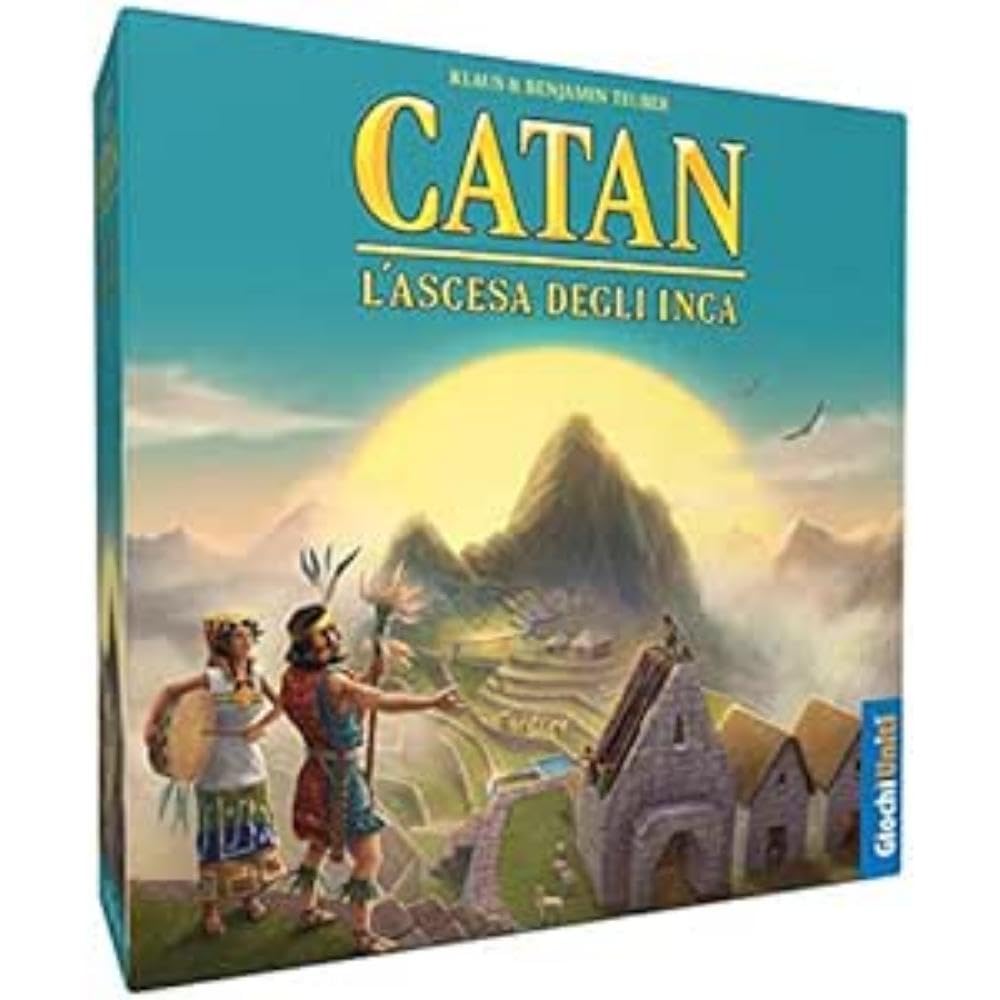 Giochi Uniti - The Game of the Catan Line Inca with historical setting, Multicoloured, 1