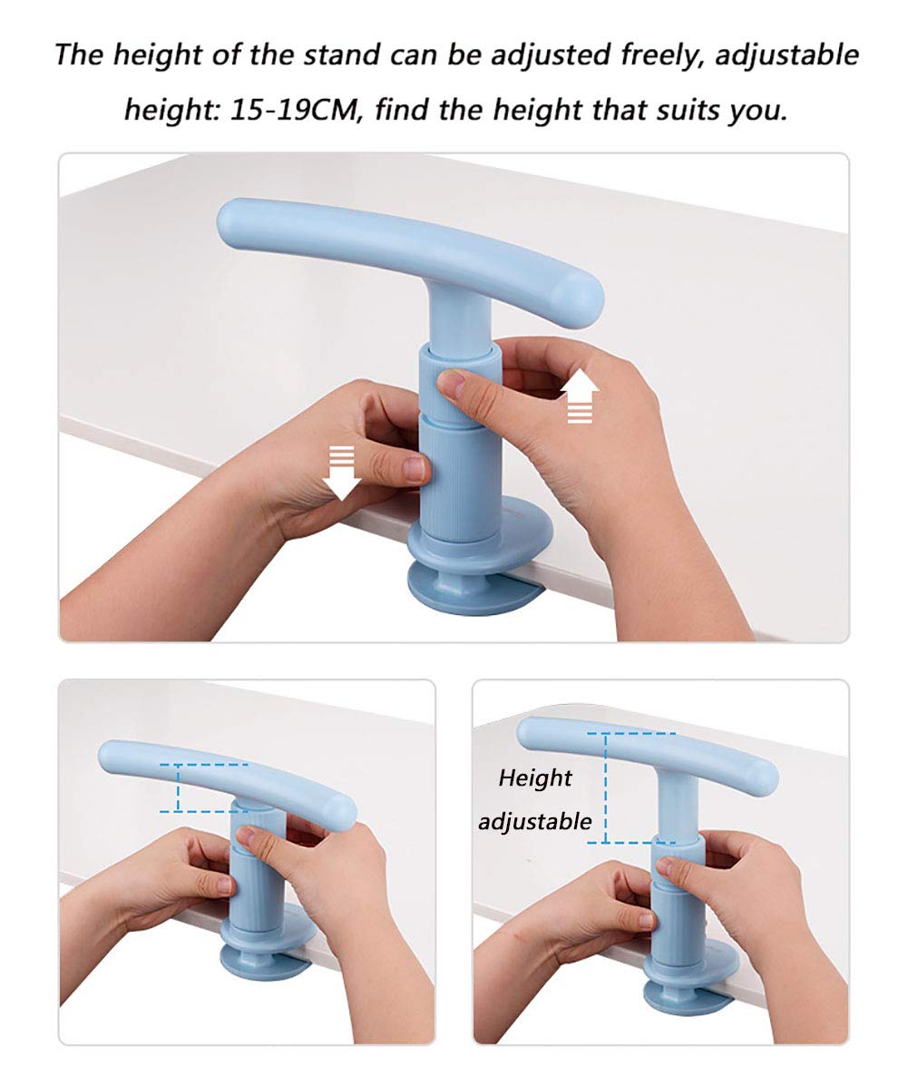 RSGK Corrector De Postura Sentado para Niños, Soporte De Enderezador De Espalda Neutral Ajustable, Protector De Visión De Lectura Y Escritura para Niños