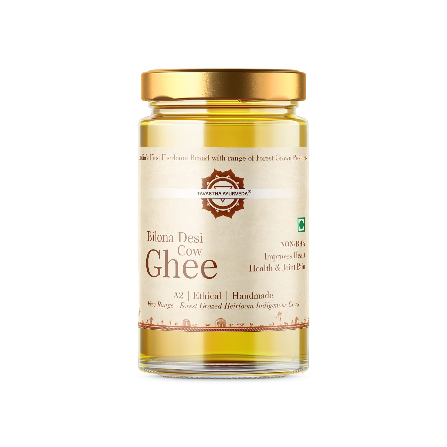 Tavastha Ayurveda A2 Bilona Desi Cow Ghee, 250 ml Amazon.in Grocery