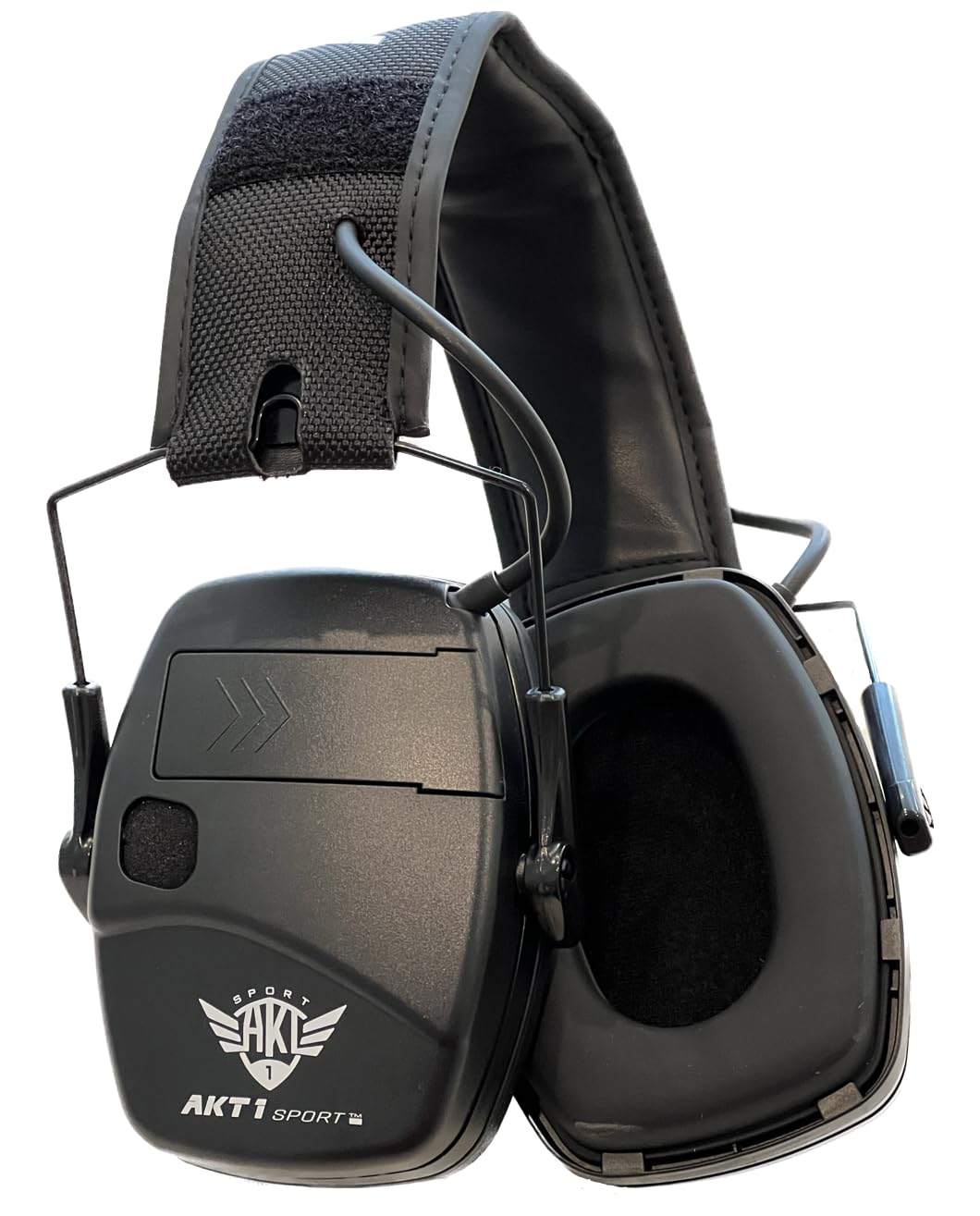 Cadre - Orejera de seguridad delgada de amplificación de sonido electrónica de perfil bajo, para campo de tiro, pistola, rifle, corte, construcción, talleres de trabajo, NRR 22dB