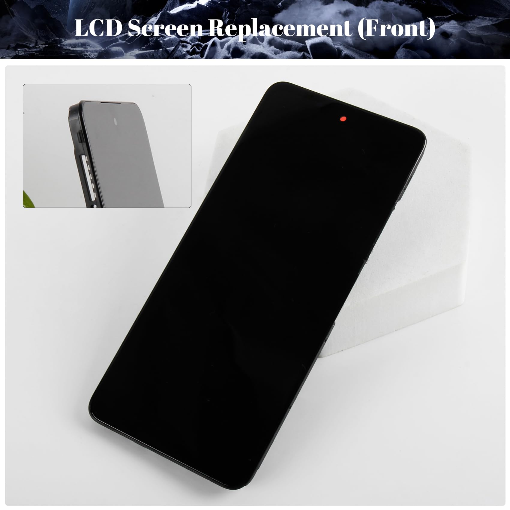 Écran LCD Complet Pour Oppo A60 (CPH2631) - 6.4 Pouces, Tactile + Cadre Noir + Kit De Réparation - Remplacement - 5