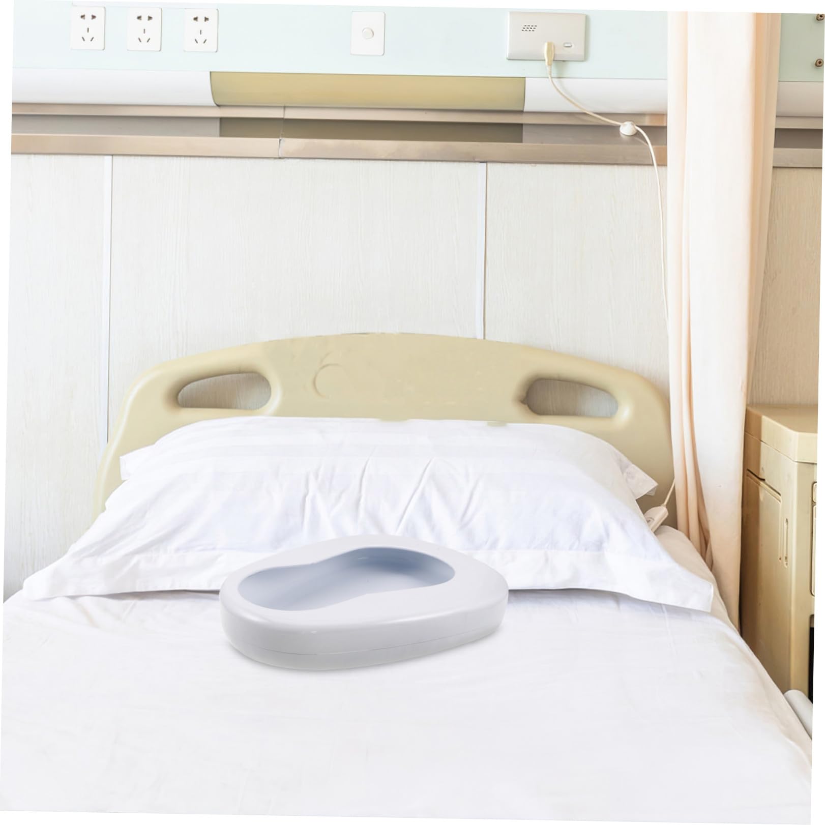 Cabilock Padella per Anziani Allettati in Ferro Ergonomica e Leggera, Supporto Letto per Donne e Uomini Anziani, Uso Ospedaliero e Assistenza Domiciliare