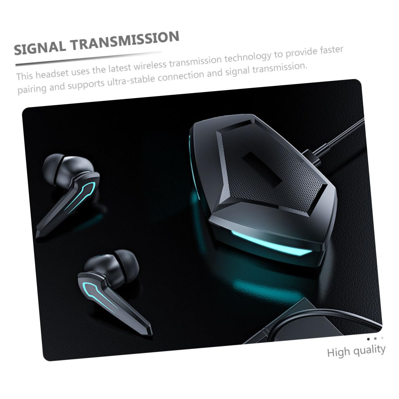 Auricolari Wireless Cuffie Stereo Tappi Per Orecchie Sportivi Auricolari Per Cuffie Wireless Resistenti Portatili Semplici Nero