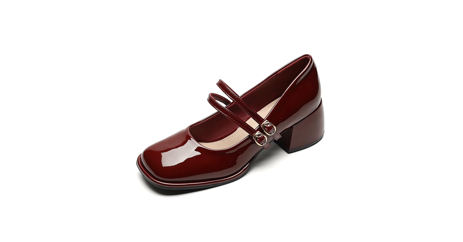 Amazon.com | Hee grand Mary Jane Shoes Chunky Heels for