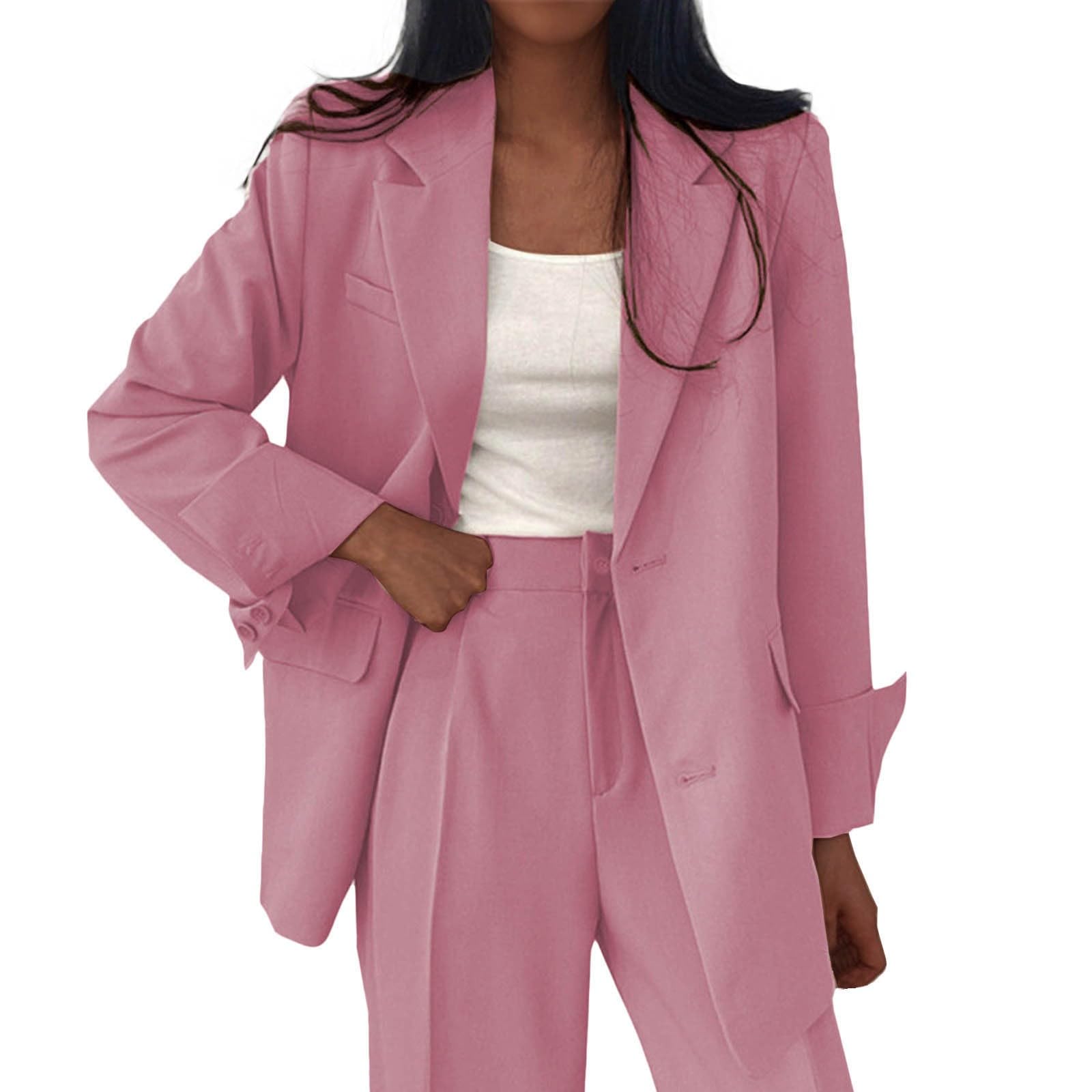 Costume western blazer pour femme - Tenue d'affaires élégante - Blazer bleu surdimensionné - Blazer traditionnel - Long blazer festif - Veste sportive et décontractée
