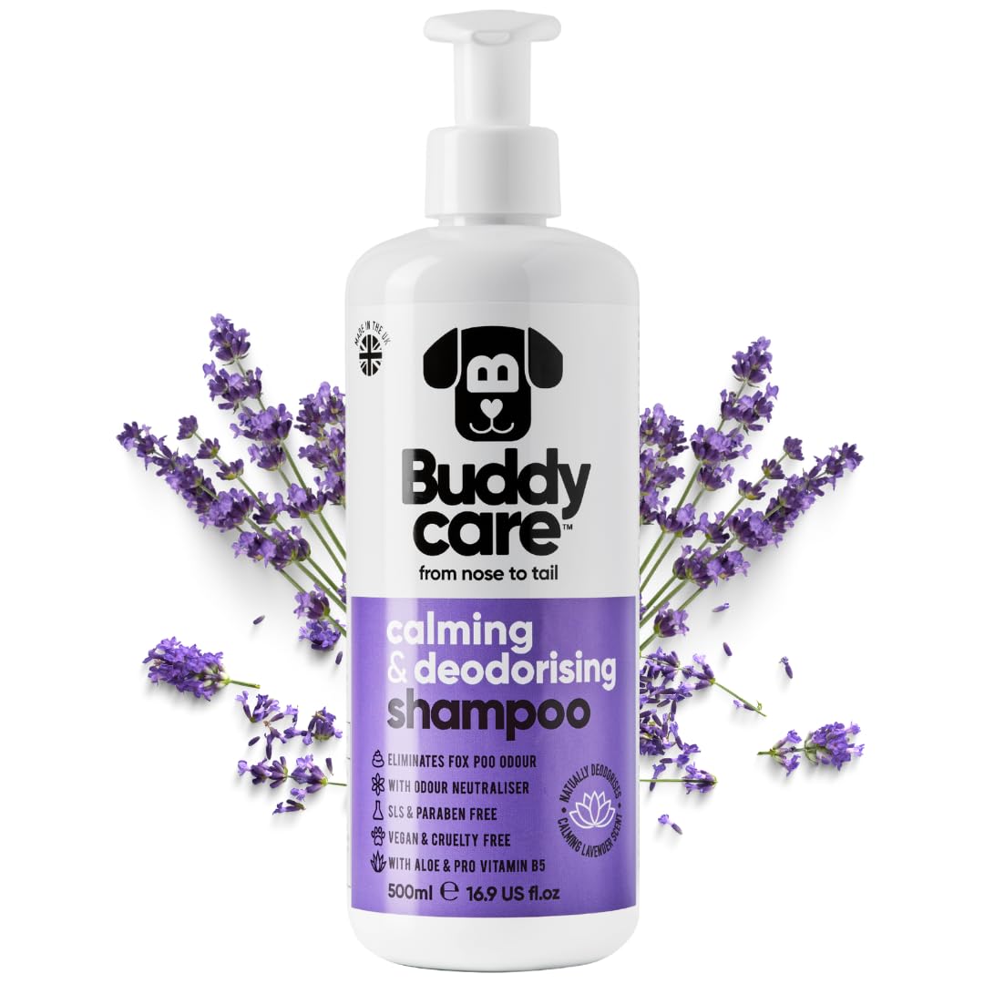 Buddycare Oatmeal Dog Shampoo for Smelly Dogs (16.90oz) - Hypoallergenic & Itch Relief Formula, Gentle on Sensitive Skin, Includes Dog Shampoo and Conditioner - Essential Dog Grooming Supplies — view 43
