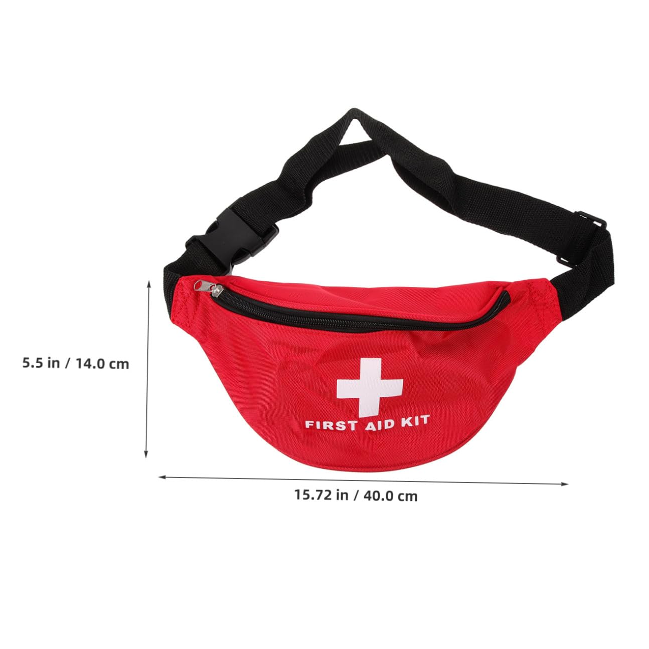 ifundom 4 Set Sacca Di Pronto Soccorso Borsa Per La Medicina Portatile Borsa Di Emergenza Vuota Borsa Per Attrezzature Mediche Borsa Di Emergenza Dell'auto Tela Di Nylon Rosso 2 Pezzi*4