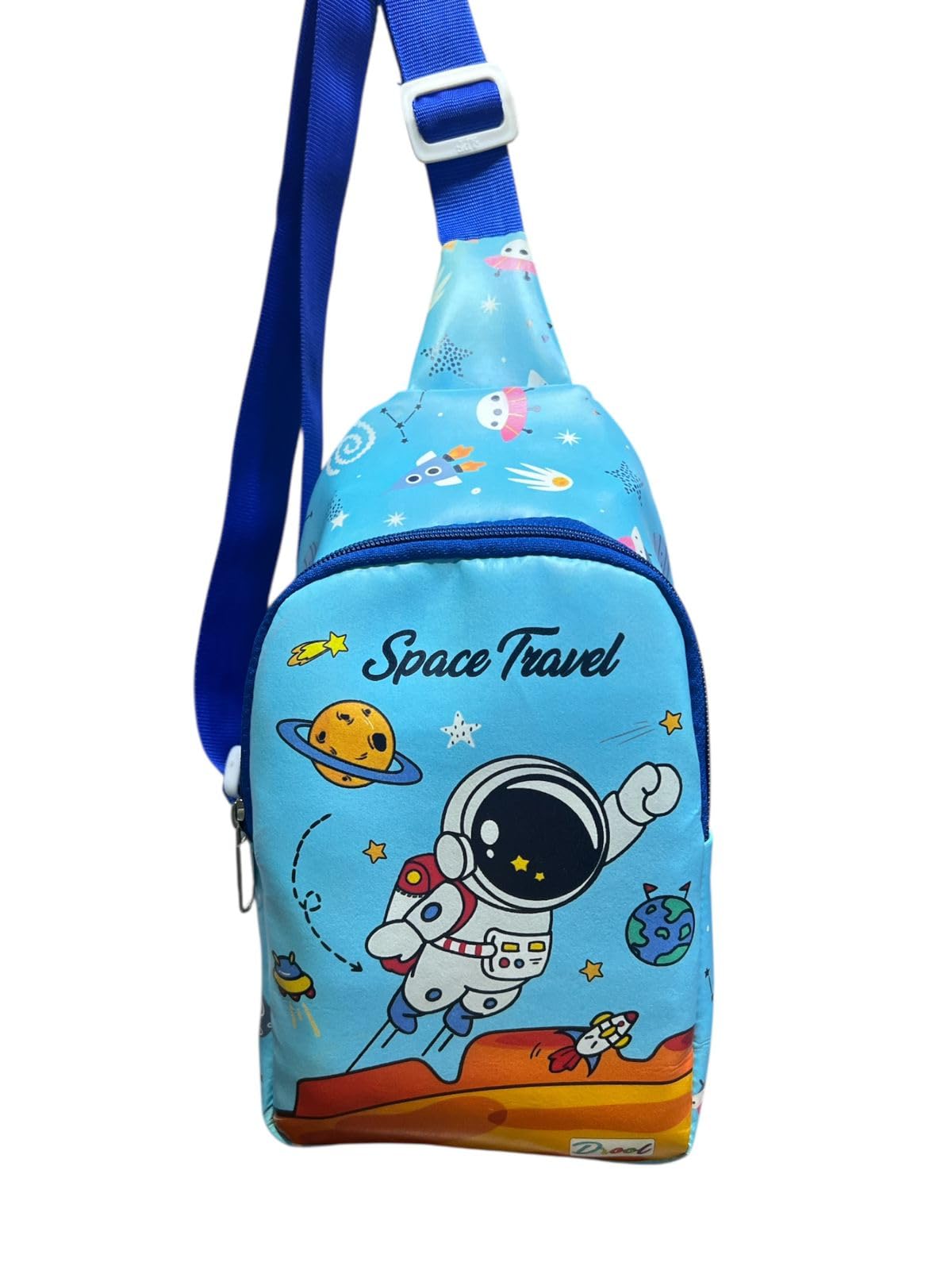 Jiada Kids Travel Crossbody Sling Chest Multi-Purpose Bag Space Print