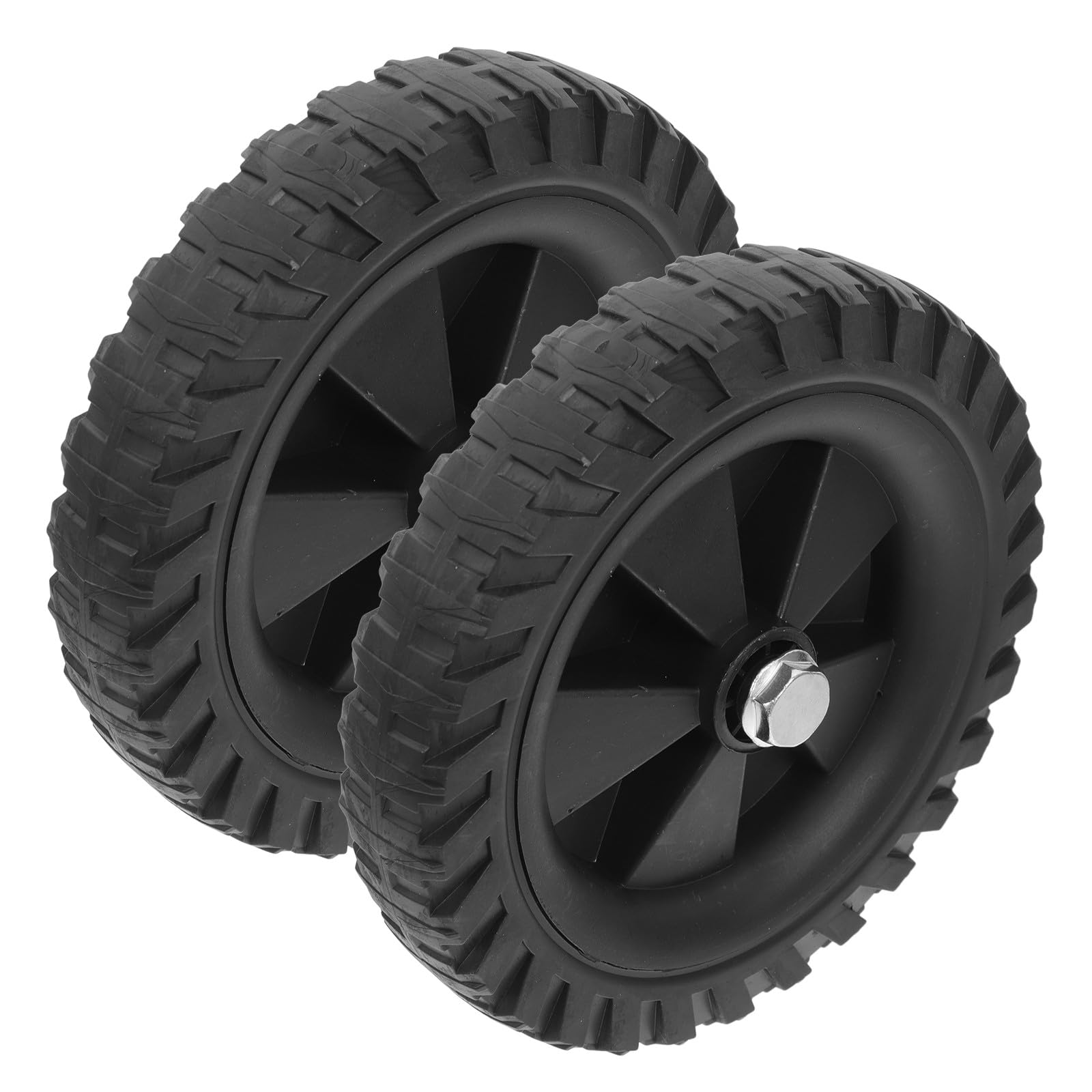 Roues de compresseur d'air silencieuses et résistantes de 16 cm