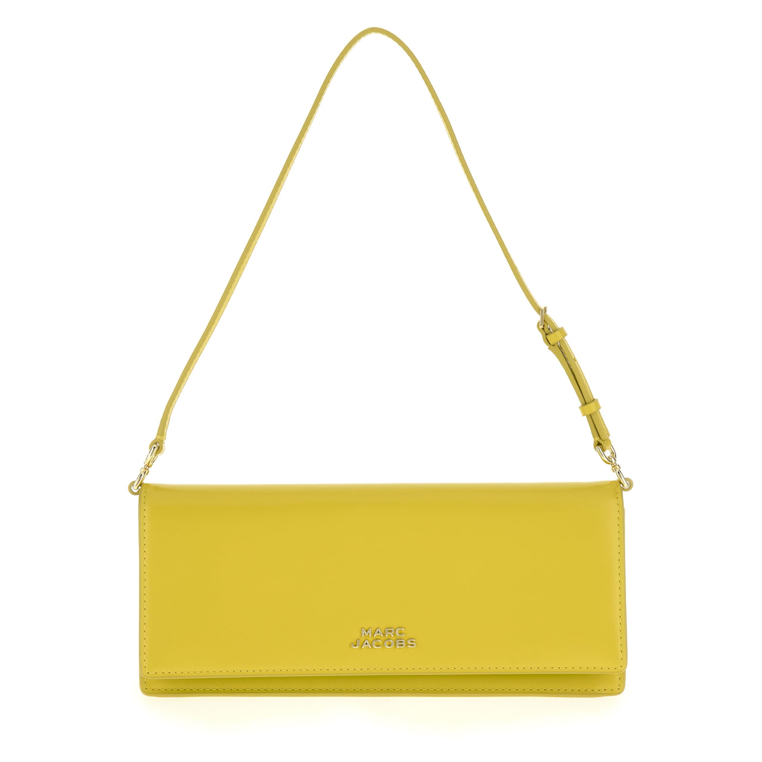 MARC JACOBS Women's The Mirror Shoulder Bag, Joy Yellow, ONE Size