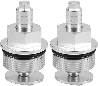 Front Shock Absorber Screw CNC Fork Preload Adjuster Bolts Cap for Honda XR200R 1984-2002 Adjustable Fork Bolts 1985 86 87 88 89 1990 91 92 93 94 95 96 97 98 99 2000 01