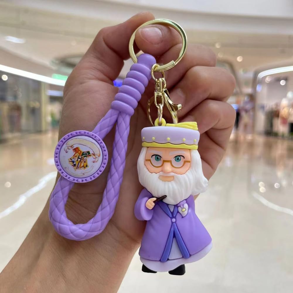 Penny Wise® Cute 3D Harry Potter Keychain Figure & Bag Charm | Comes With A Hook & Hand Strap | Kids Collectible | Ideal For Girls Return Gifts | Trendy Deisgn | Single Piece