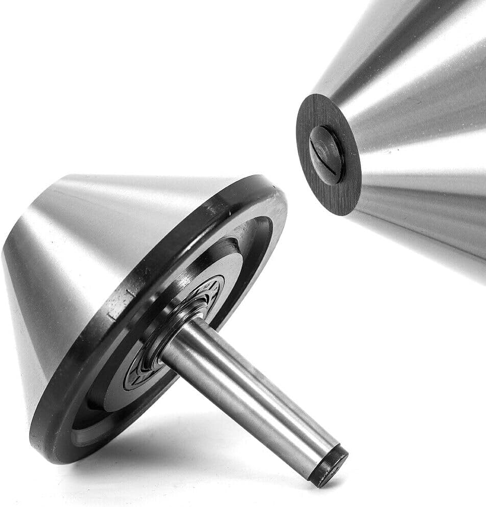 Live Center 6" (150mm) Mt3 Bull Nose Live Center Morse Taper #3 for Lathe