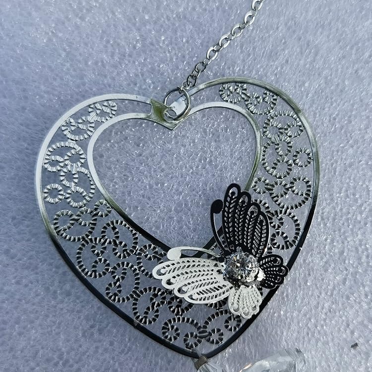 Cadeau romantique Saint-Valentin avec cet attrape-soleil en cristal cœur