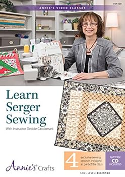 DVD Learn Serger Sewing Class DVD: With Instructor Deborah Cacciamani Book