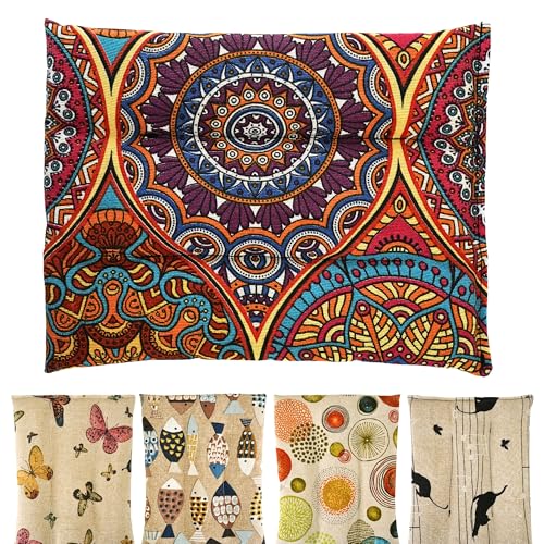 Saco Termico Semillas para Microondas | Bolsa Semillas Calor Microondas | Cojin de Semillas para Microondas | Sin Aroma | Relleno de Semillas de Mijo Ecológico | Fabricado en España 25x20cm