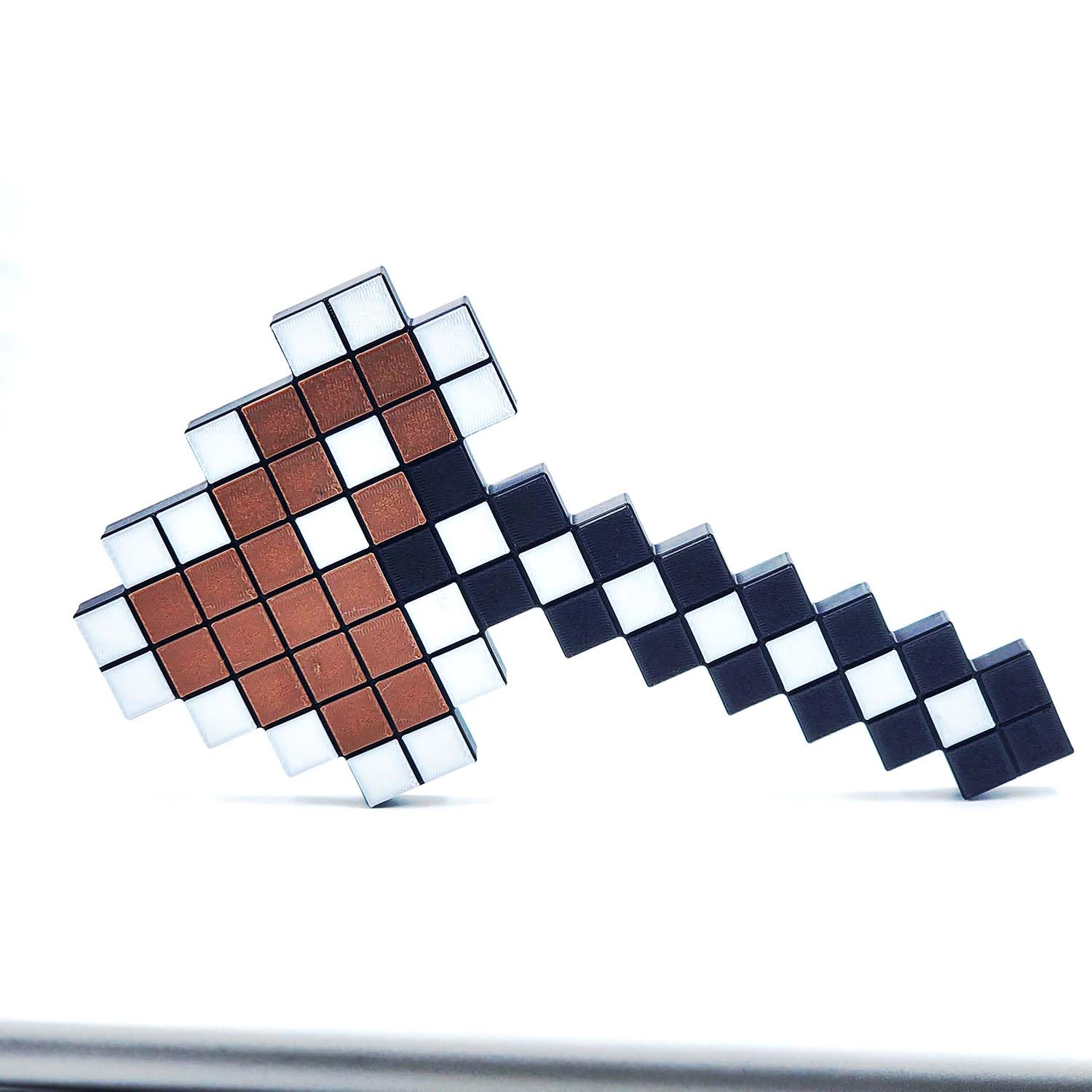 3D Printed Pixel Axe Toy | Blocky Gaming Prop | Safe Cosplay Accessory for Kids & Fans 4