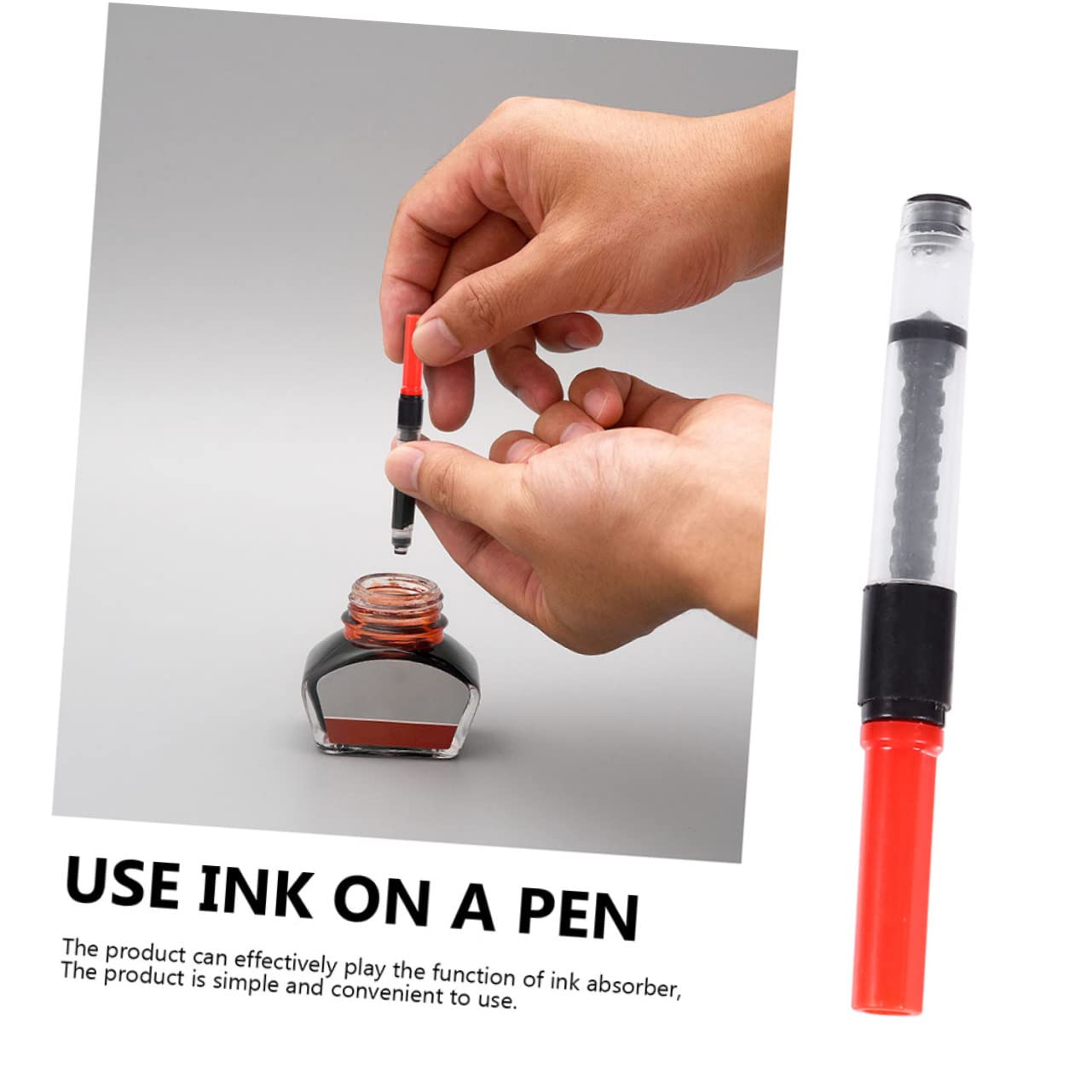 5sätze Tintenabsorber Für Füllfederhalter Universelle Rotationstyp Tintenfüllgeräte Passend Für Stifte Leicht Und Tragbar Für Pen Supplies