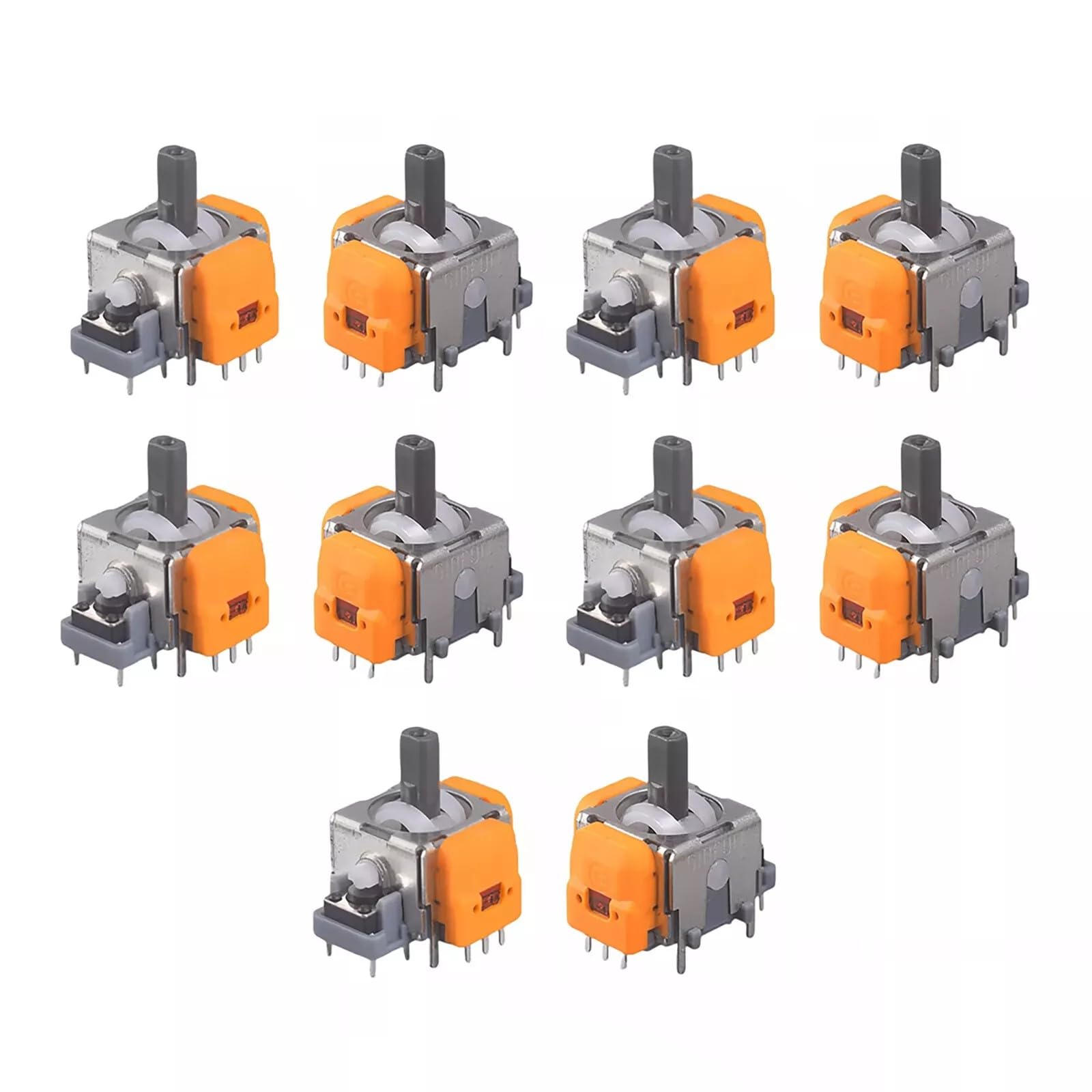 10Pcs 3D Hall Effect Joystick for PS Five Dualsense Controller Game Repair Part