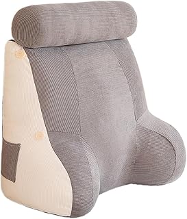 XYGQYJ Ergonómico Almohada ergonómica Multicolor for el Respaldo, Disfruta de Momentos cómodos Relajarse(Gray)
