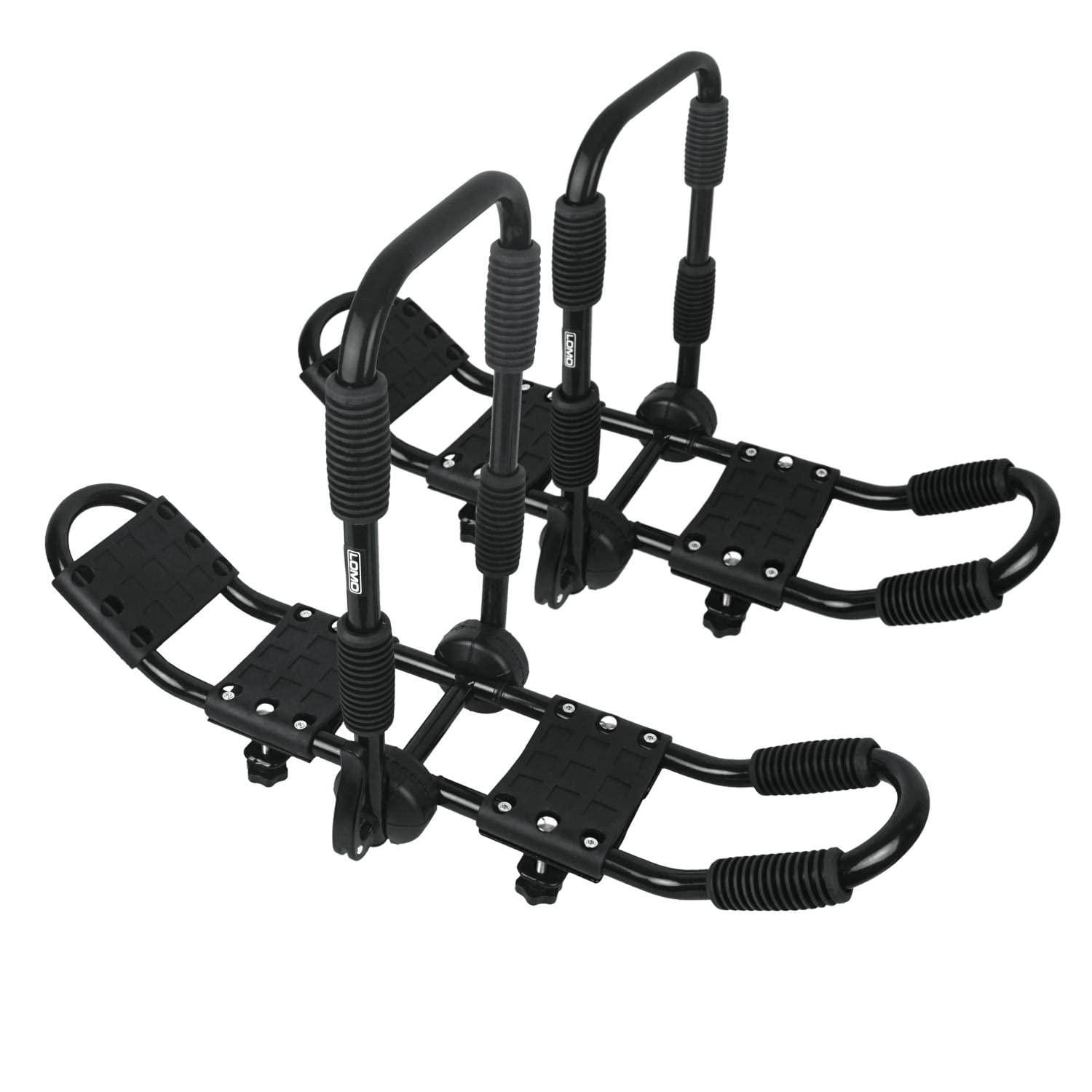 Lomo Double Folding Kayak J Bars - 2 Boat Roof Rack
