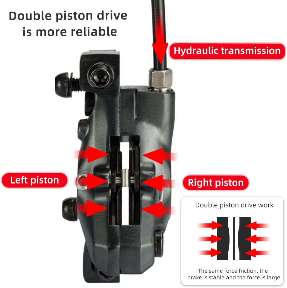CYSKY MTB Hydraulic Disc Brakes Front Rear Brakes Caliper 160 mm Rotor