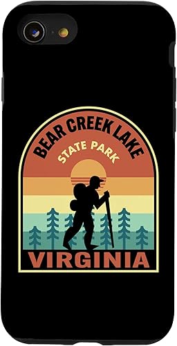 iPhone SE (2020)  7  8 Bear Creek Lake State Park Virginia Retro Hiking Case