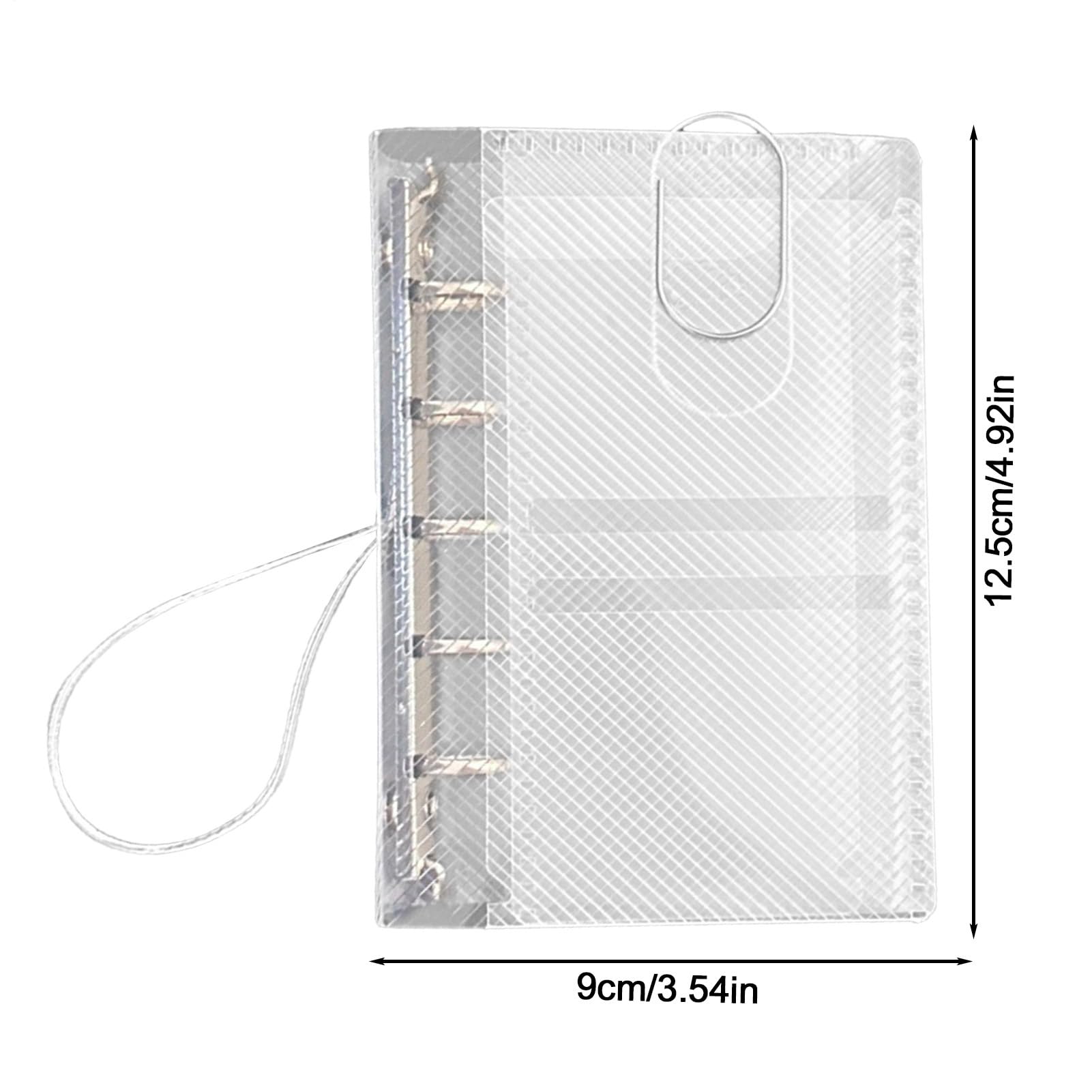 Raccoglitore Trasparente Copertina Shell per Notebook, Protezione Copertina | Raccoglitore M5 Porta Foto E Schede Foto Card Conservazione Documenti Trasparenti Per