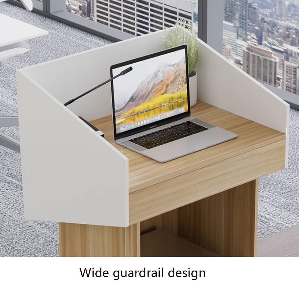 Moderno legno podio StanConference Leggio con Aperto Sto Recept Desk per Hote& Eventi Professal Sp Podium per Presentats