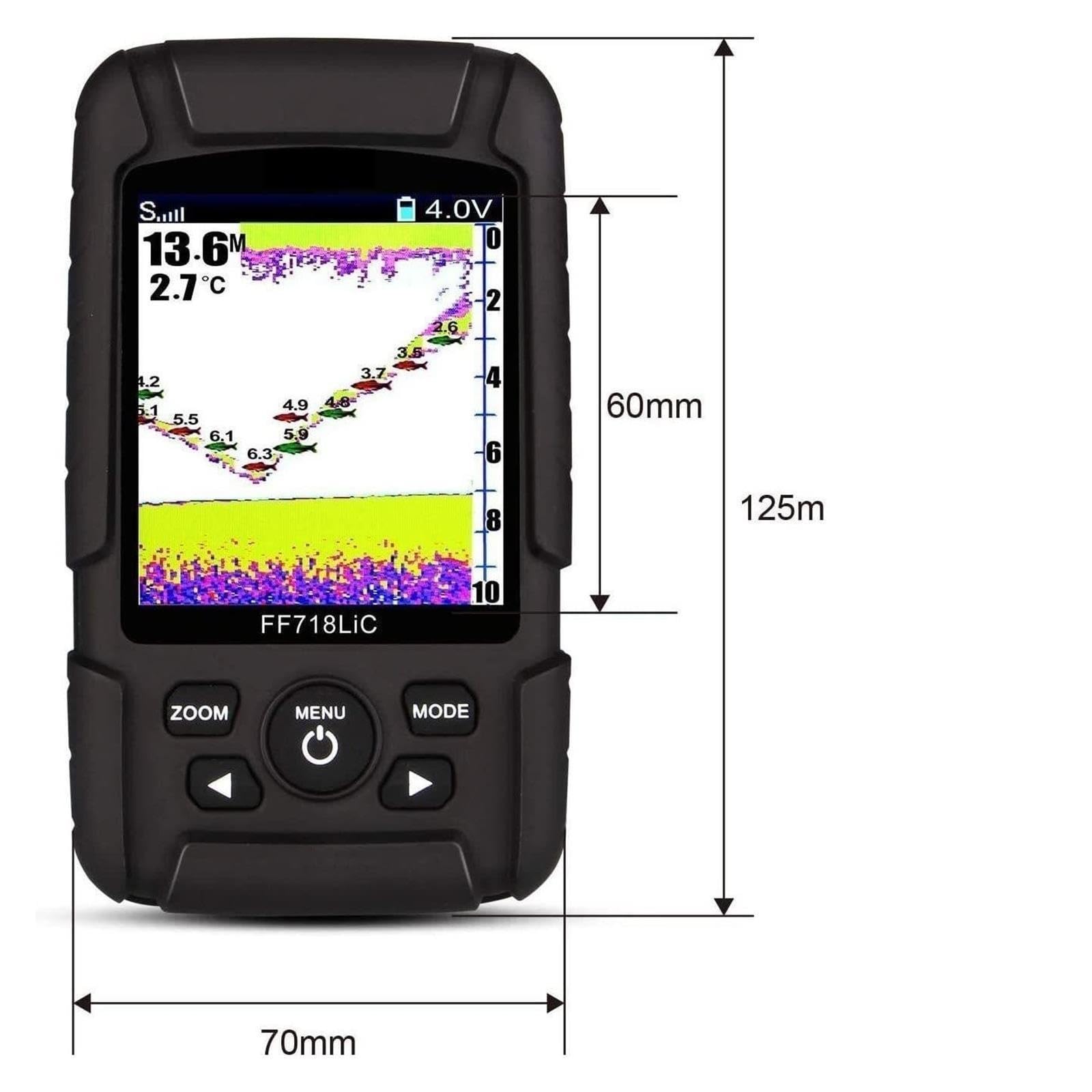 Fotocamera per la Pesca Subacquea Ecoscandaglio Galleggiante Impermeabile ecoscandaglio Dual Mode Wireless e cablato