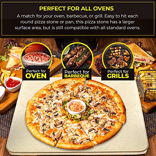 Solido COMINHKG100421 Pizza Stone - Baking Stone. Solido Rectangular 14 Inchx16 Inch thumb #5