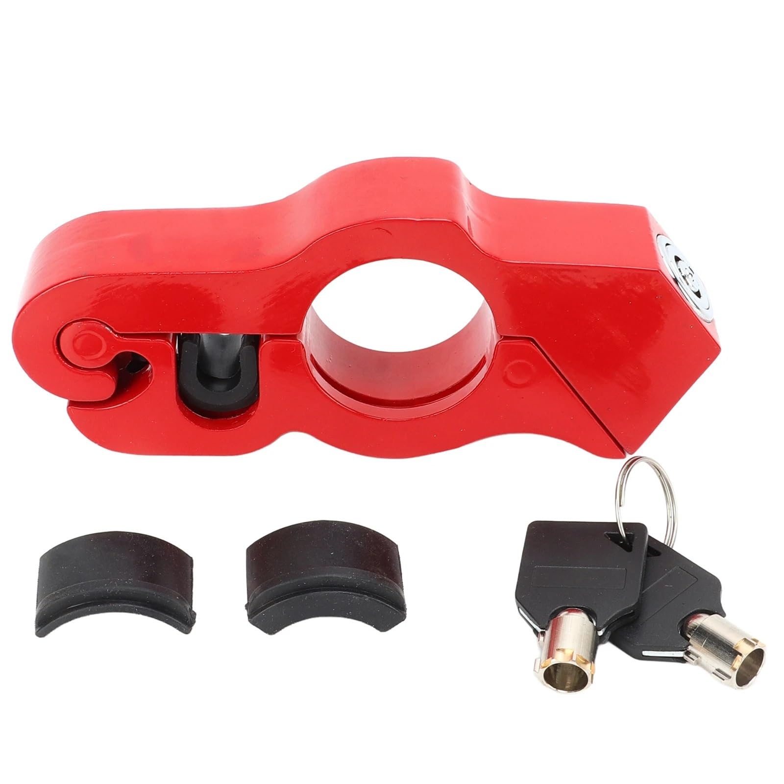 Alxyutek One Color Security Lock Motorcycle Handlebar Lock Anti Theft Grip Waterproof Tamper Resistant Antirust Brake Throttle Lock